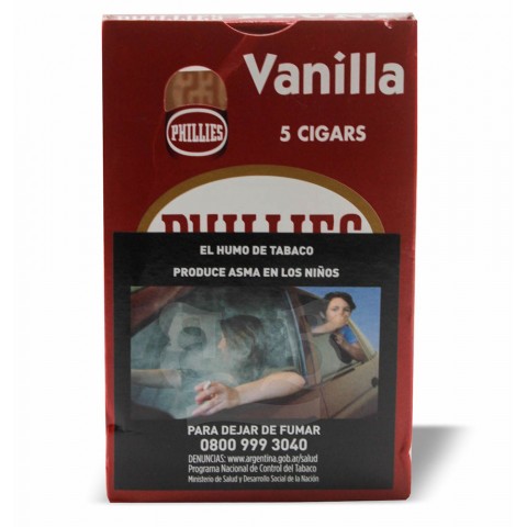 Charuto Phillies Blunt Vanilla - caixa C/05